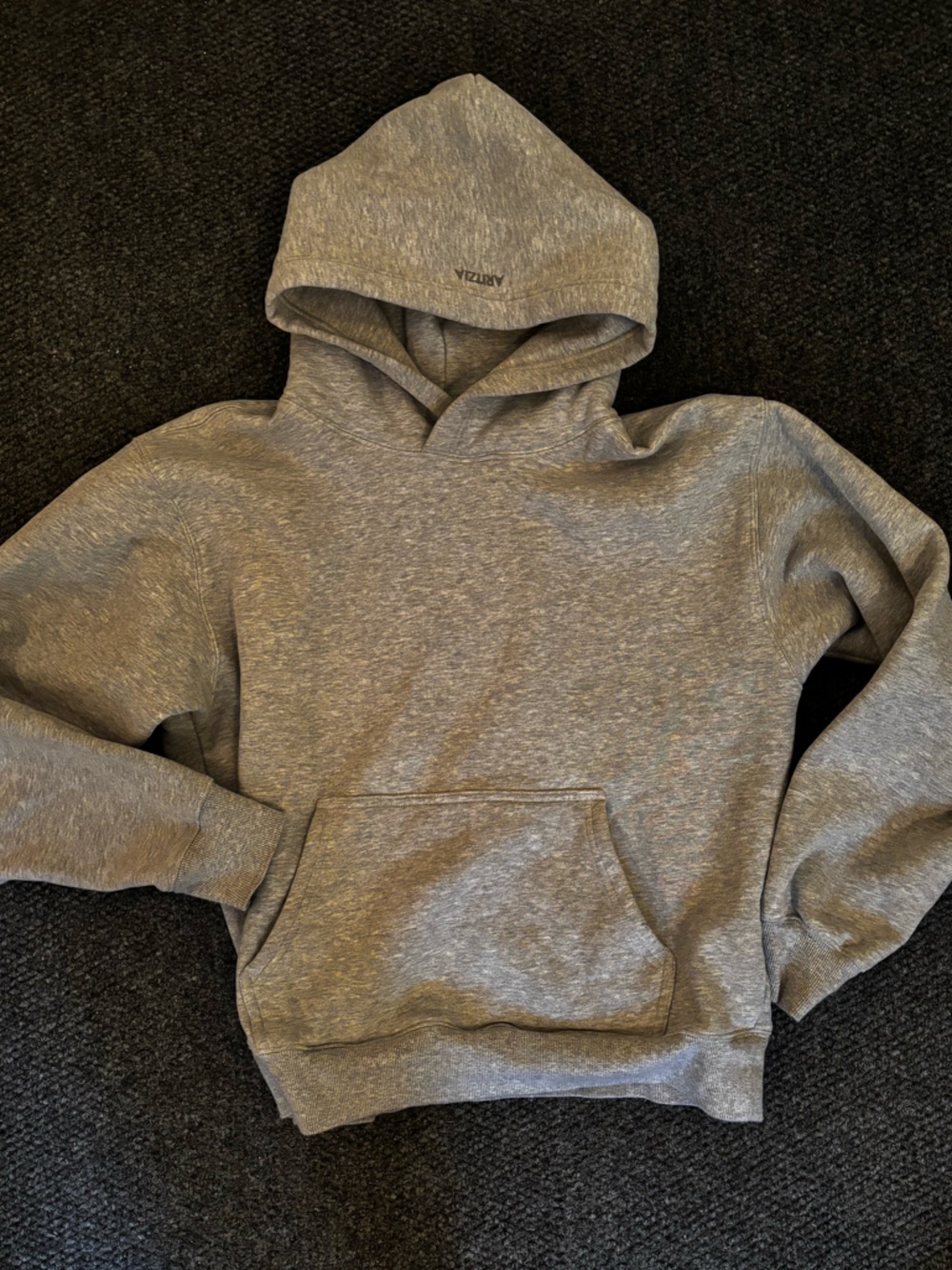 Aritzia Cozy Sweatfleece Perfect Fit Hoodie Heather Chrome